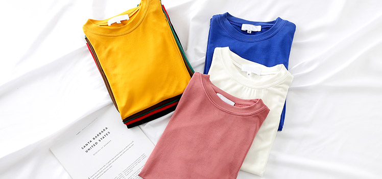 新余夏季T恤衫定做要选对材质